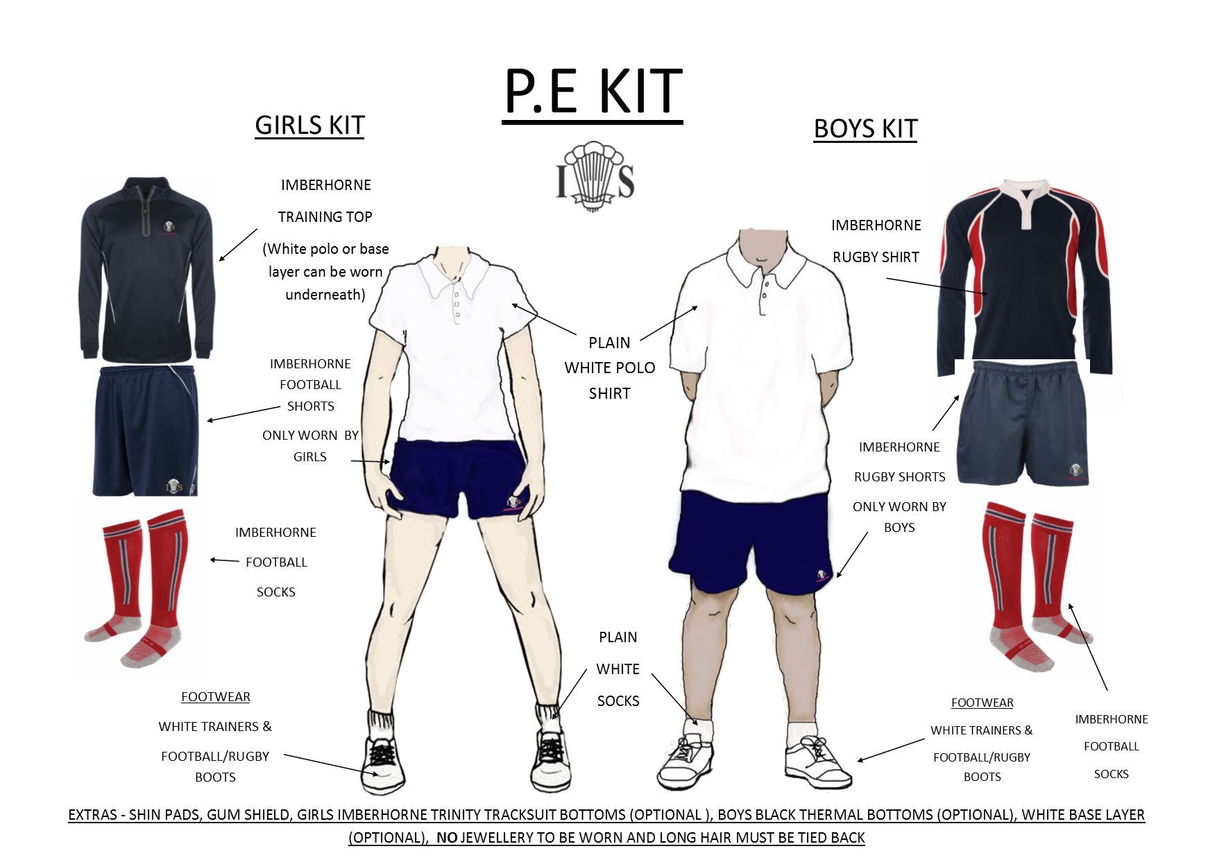 Uniform for Year 11 in 2019/2020 Imberhorne School